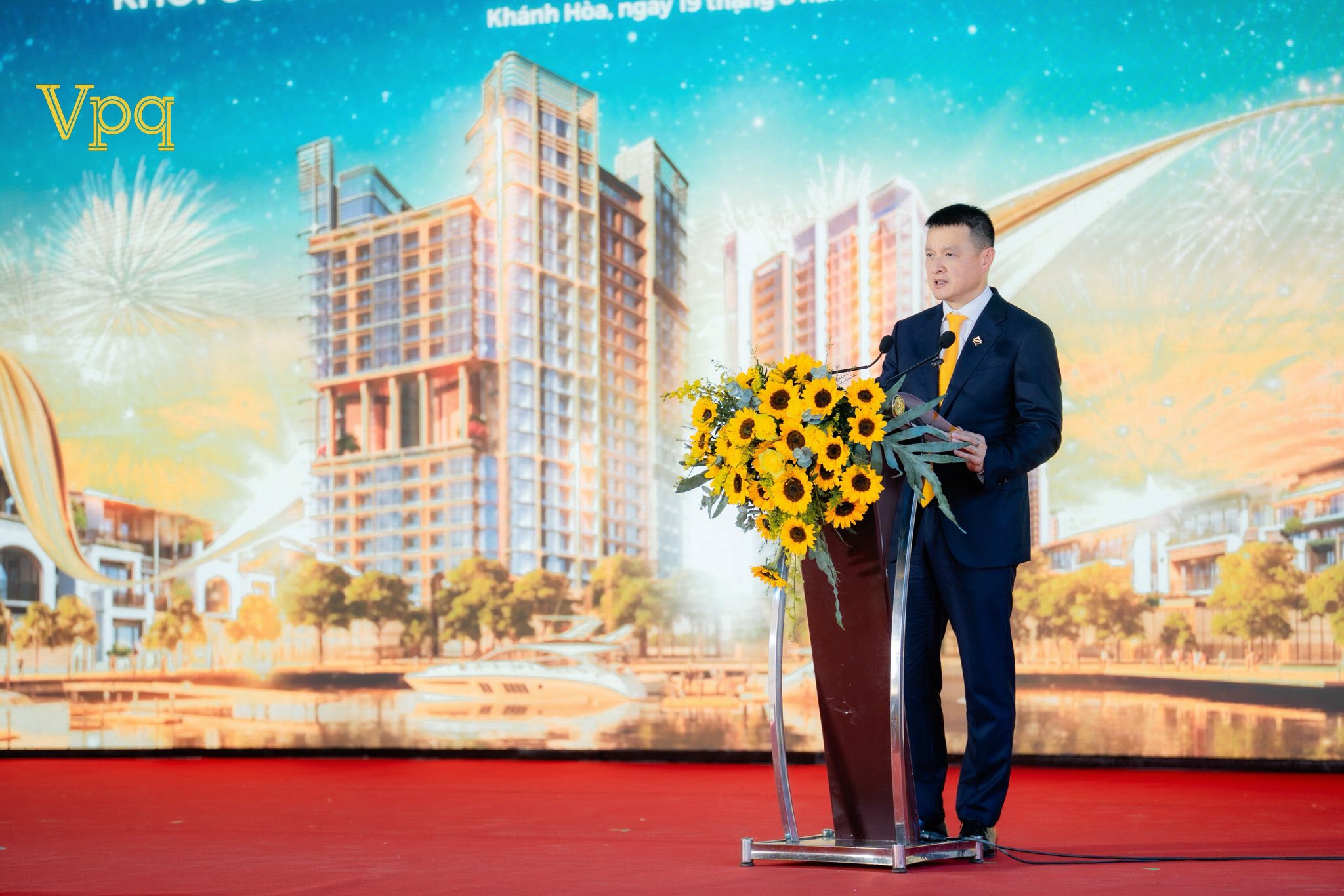 Ông Đặng Minh Trường, Chủ tịch HĐQT Sun Group phát biểu tại sự kiện