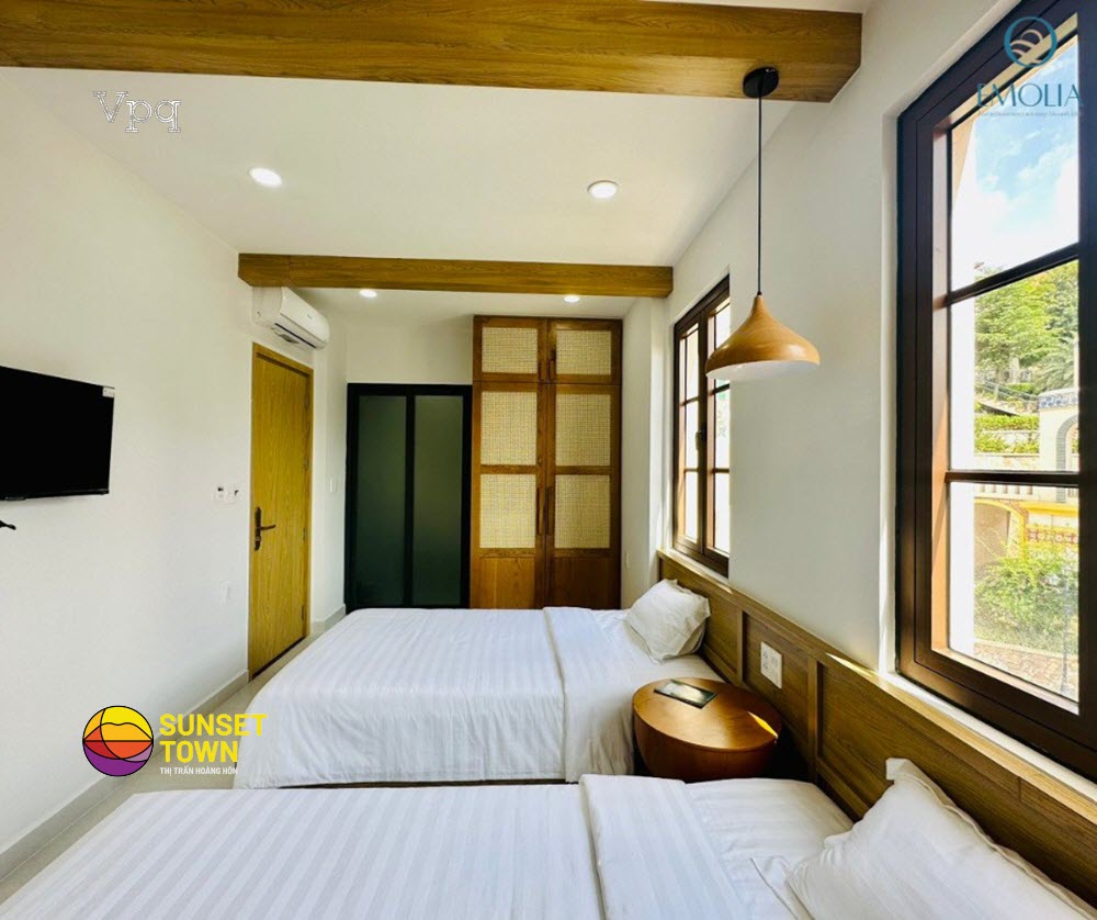 Không gian nội thất phòng nghỉ Emolia Coffee Tea & Mini Hotel