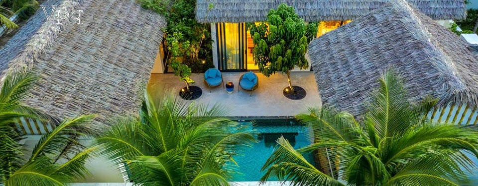Kiến trúc mái lá quen thuộc của văn hóa Việt Nam