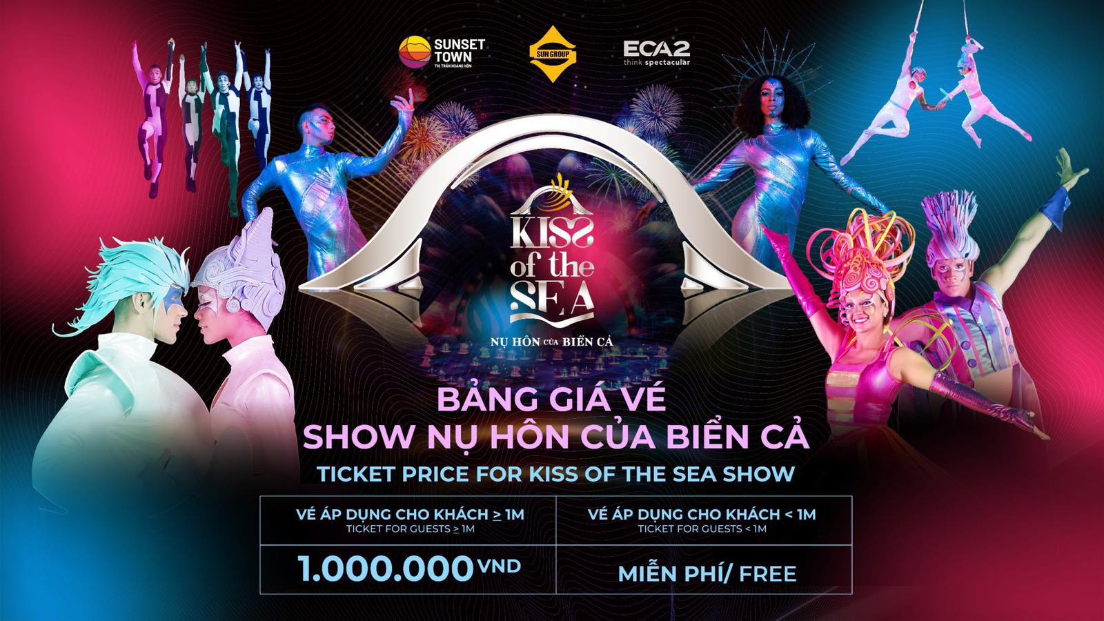 Bảng gi&aacute; v&eacute; Nụ H&ocirc;n của Biển Cả - Kiss Of The Sea 2024