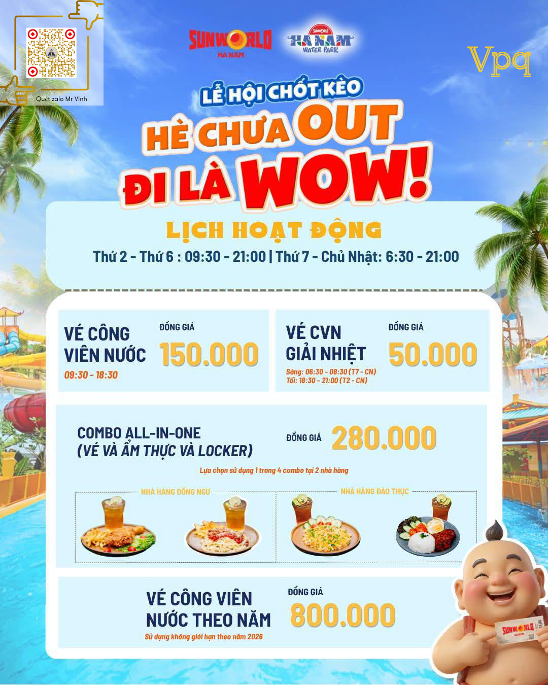 Cơ hội đắm mình trong không gian giải trí bùng nổ tại Sun World Ha Nam với mức giá hời nhất năm đã chính thức bắt đầu