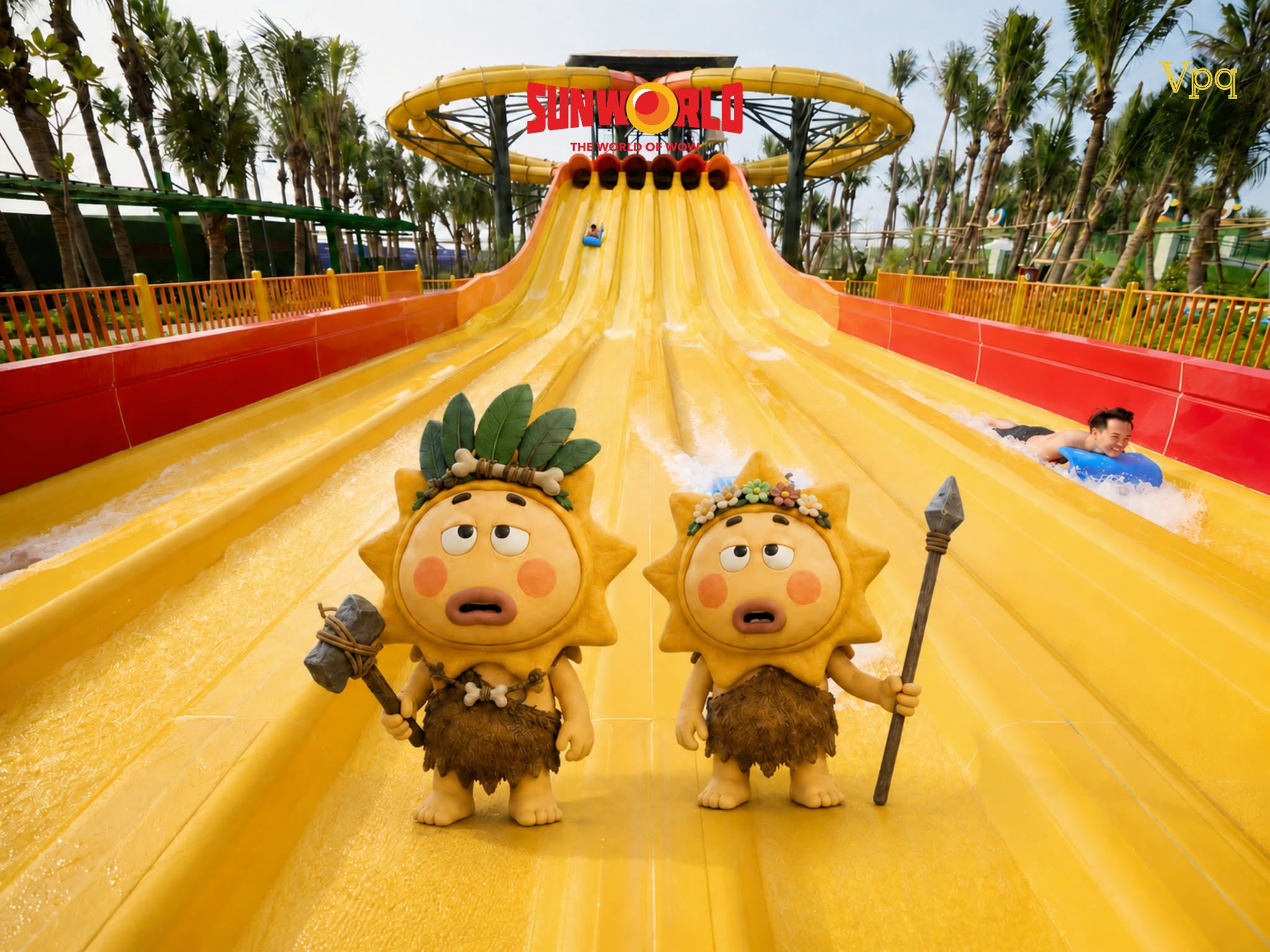 Chỉ từ 50.000 đồng, du khách có thể tha hồ thỏa sức giải nhiệt tại Sun World Ha Nam