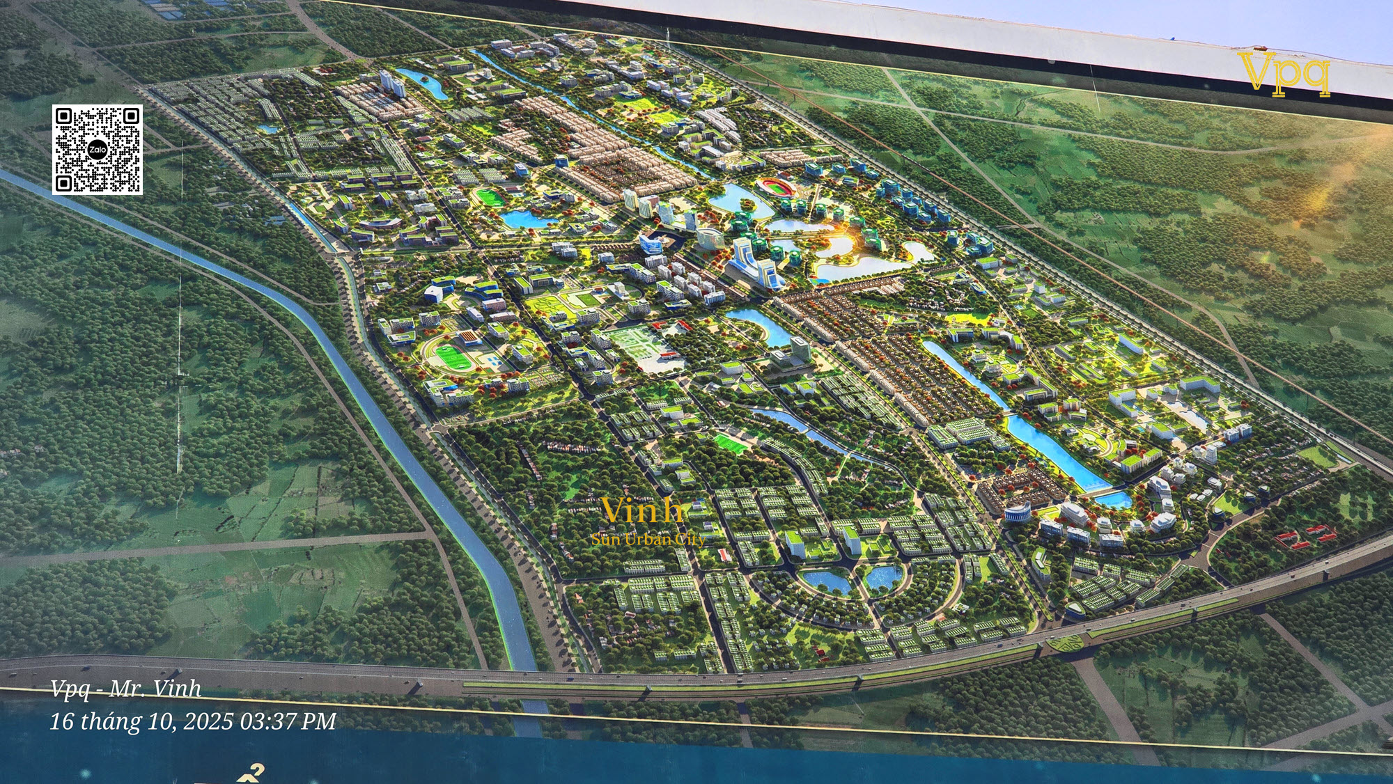 Ảnh phối cảnh khu đô thị đại học Nam Cao - Grand Uni City