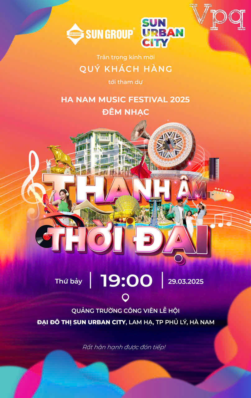 Thư mời đêm nhạc "Thanh Âm Thời Đại"