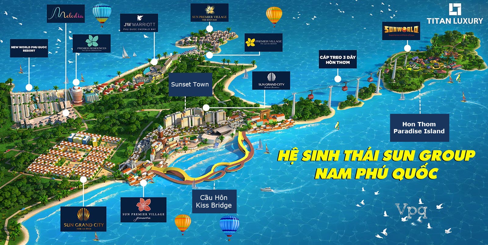 Mô hình hệ sinh thái 3S của Sun Group tại Phú Quốc
