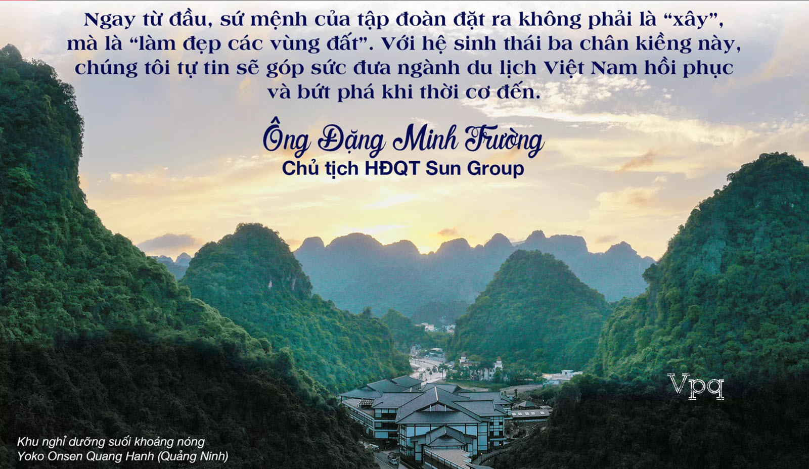Chia sẻ của chủ tịch tập đoàn Sun Group về hệ sinh thái 3s