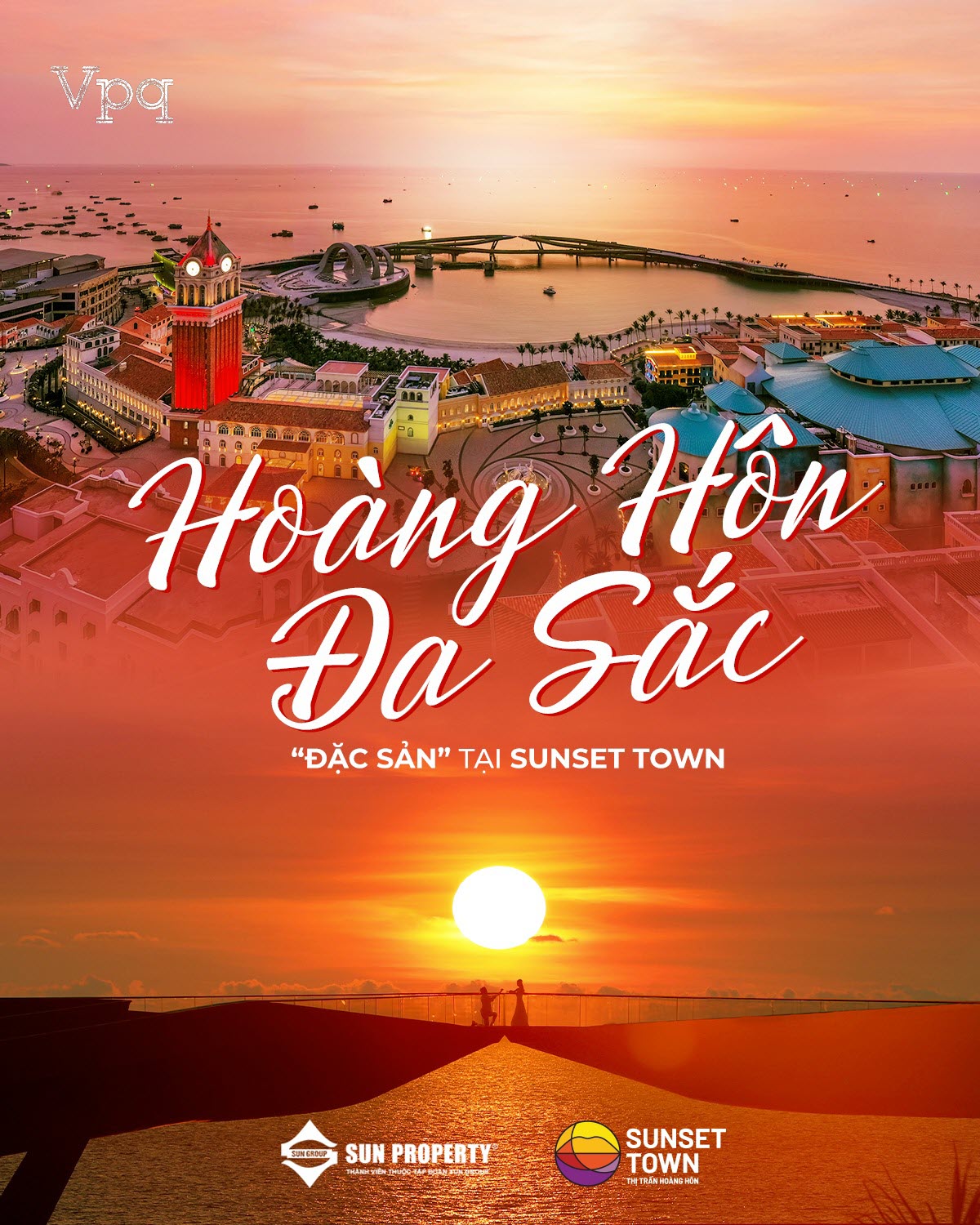 Lạc vào không gian đẹp như tranh khi đón hoàng hôn Sunset Town