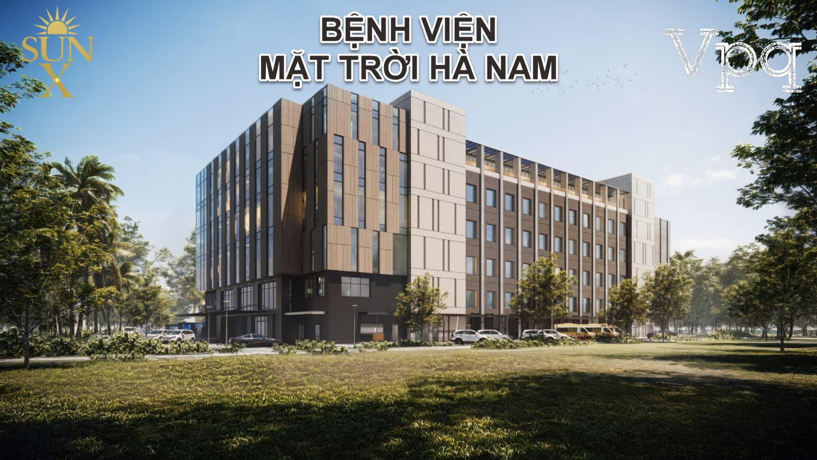 Phối cảnh bệnh viện Mặt Trời tại Sun Urban City