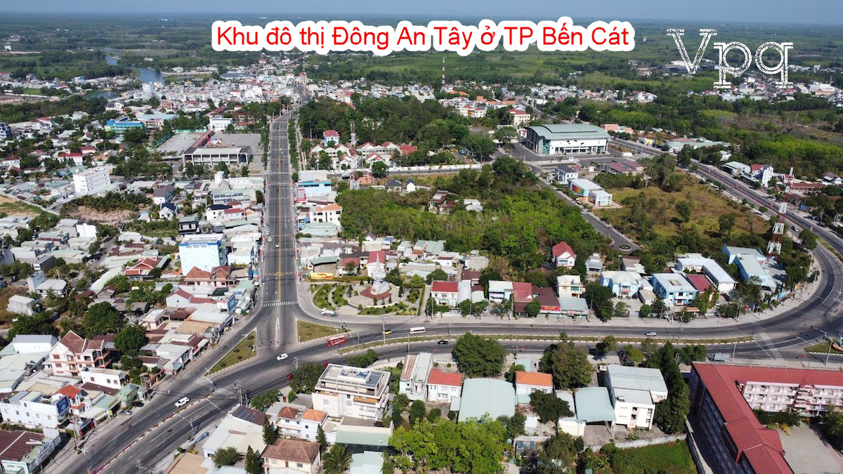 Khu đô thị Đông An Tây ở TP Bến Cát do Sun Group đầu tư