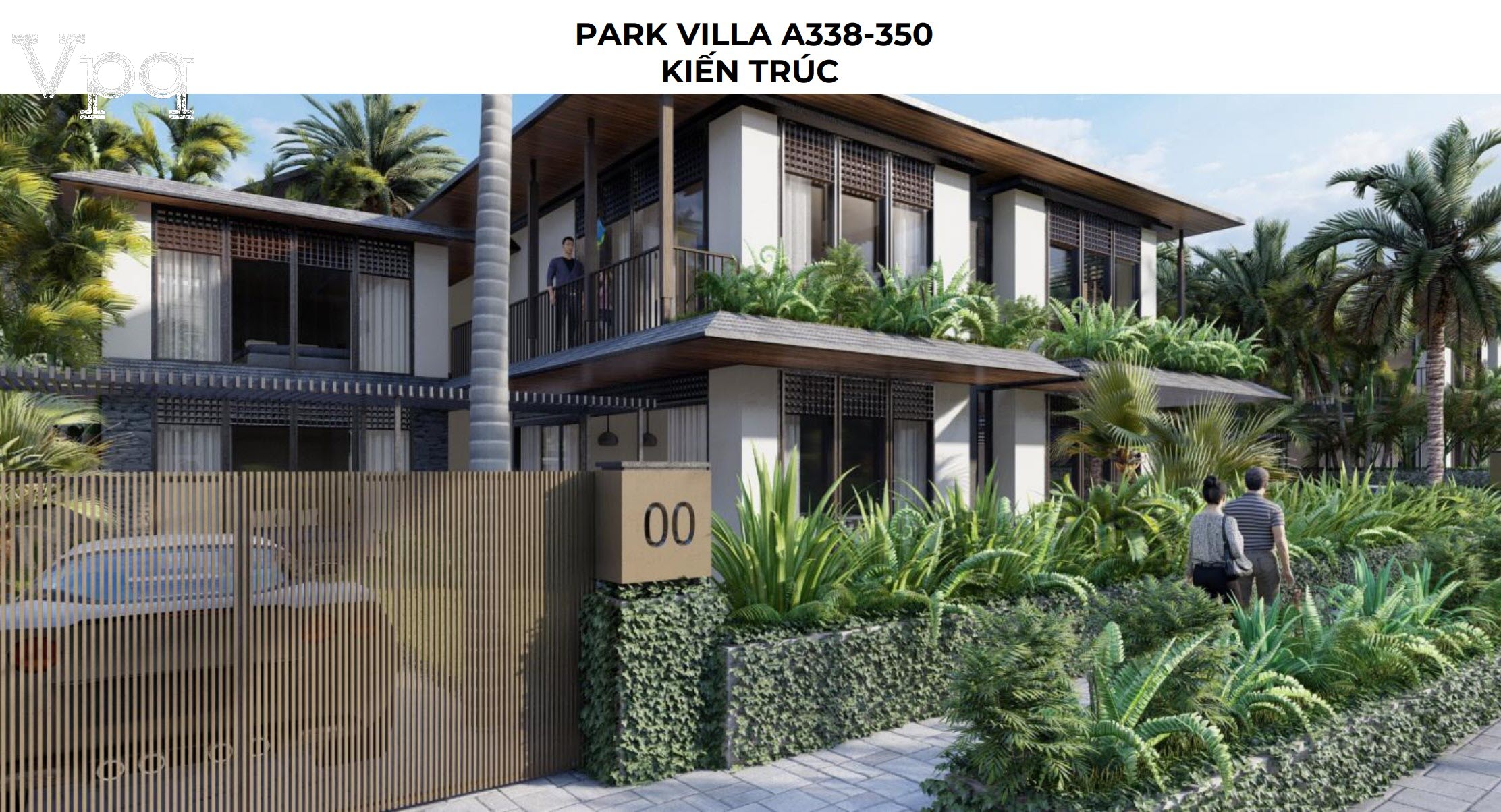 Cảnh quan Park Villa A338-A350
