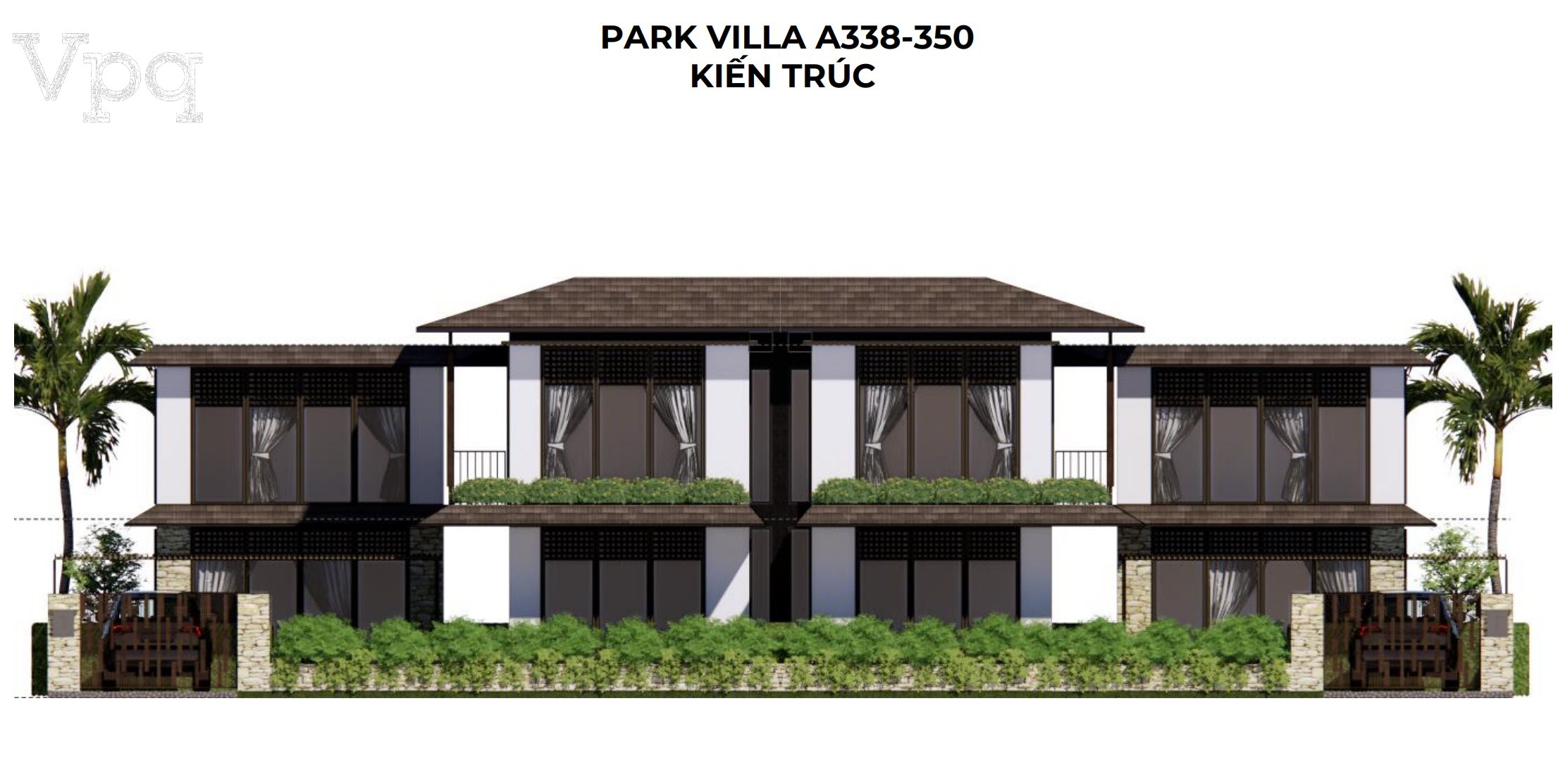 Kiến trúc Park Villa A338-A350