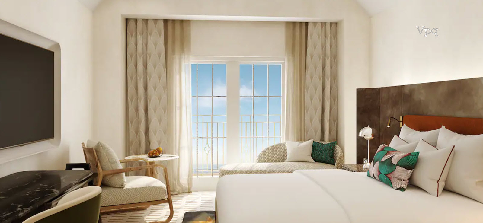 Phòng ngủ tại La Festa Phu Quoc - Curio Collection by Hilton