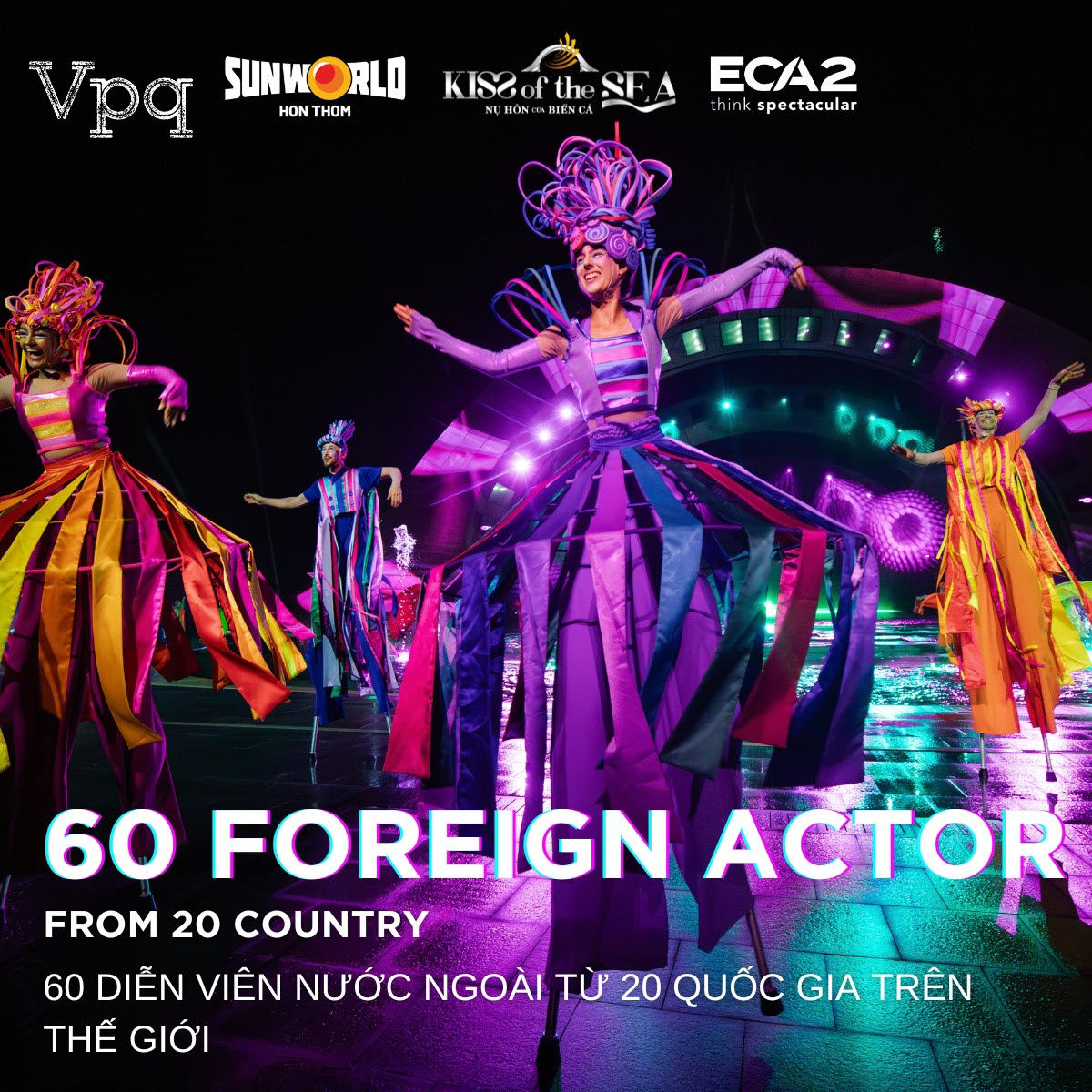Kiss Of The Sea với sự g&oacute;p mặt của hơn 60 nghệ sĩ quốc tế