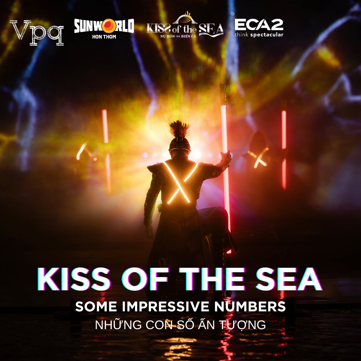 Vũ c&ocirc;ng biểu diễn tại Kiss Of The Sea