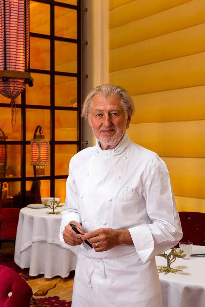 Đầu bếp 3 sao Michelin Pierre Gagnaire tại nhà hàng La Maison 1888