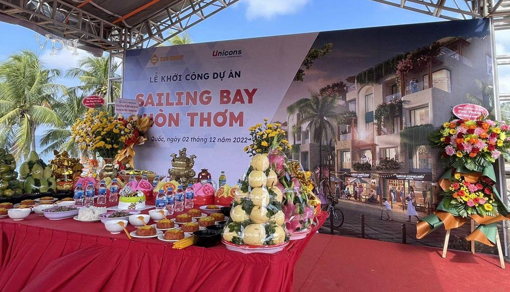Hình ảnh lễ khởi công dự án The Sailing Bay Hòn Thơm