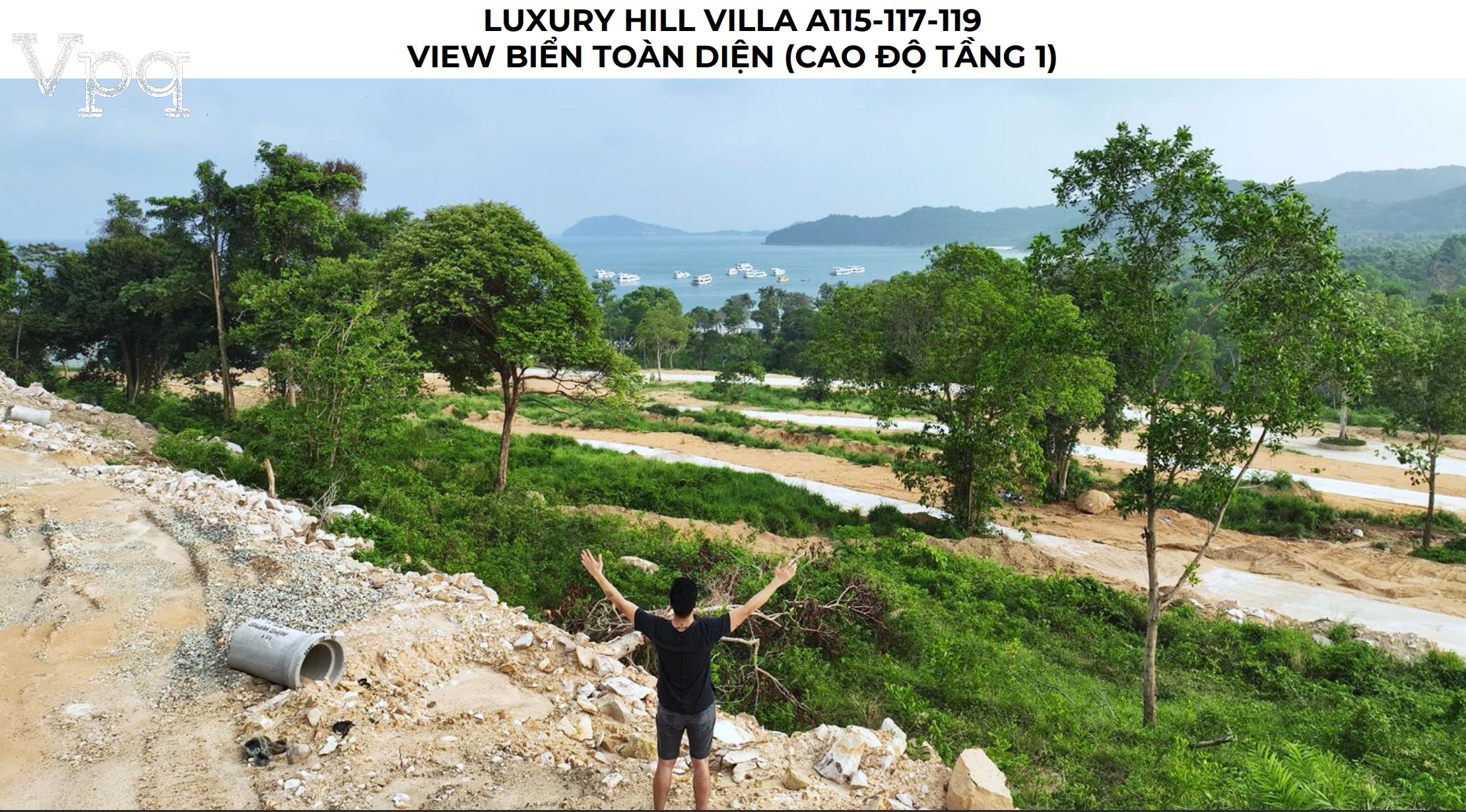 View biển từ tầng 1