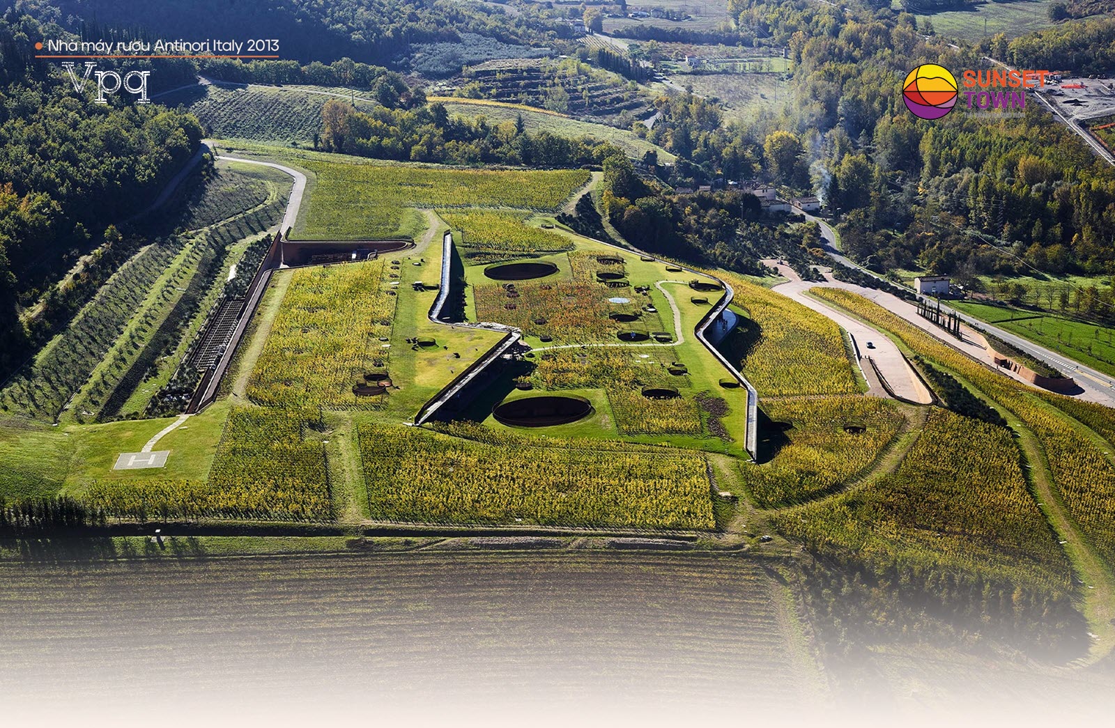 Nhà máy rượu Antinori Italia 2013