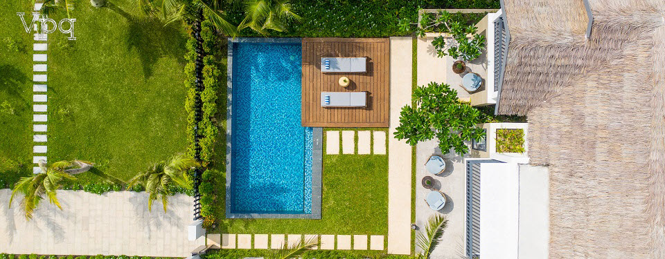 Không gian phòng ngủ Ocean Pool Villa