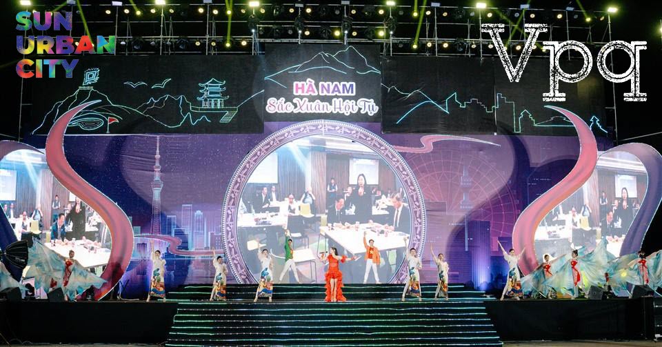 Đêm ca nhạc trình diễn "Sắc xuân hội tụ" tại Sun Hà Nam