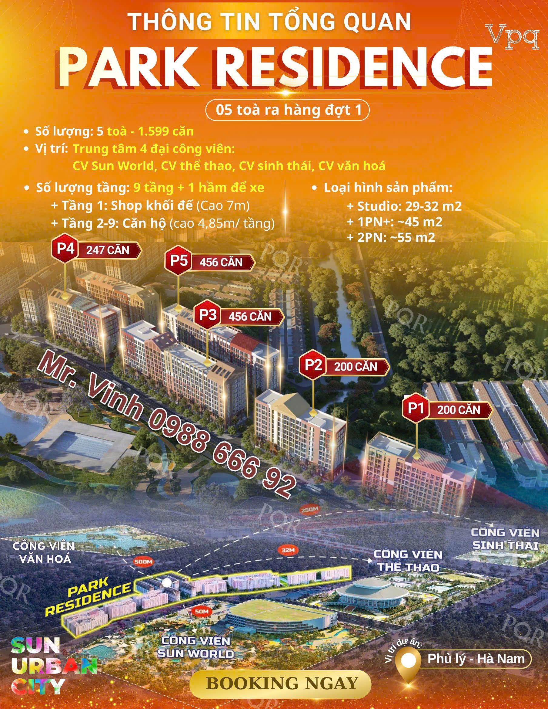 Th&ocirc;ng tin tổng quan căn hộ Park Residence
