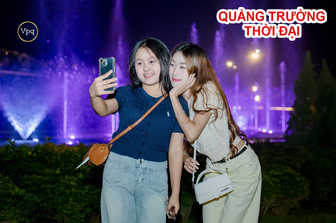 Check in với nhạc nước tuyệt đẹp
