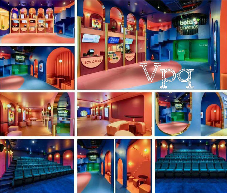 Phối cảnh phía trong rạp chiếu phim Beta Cinemas Phú Quốc