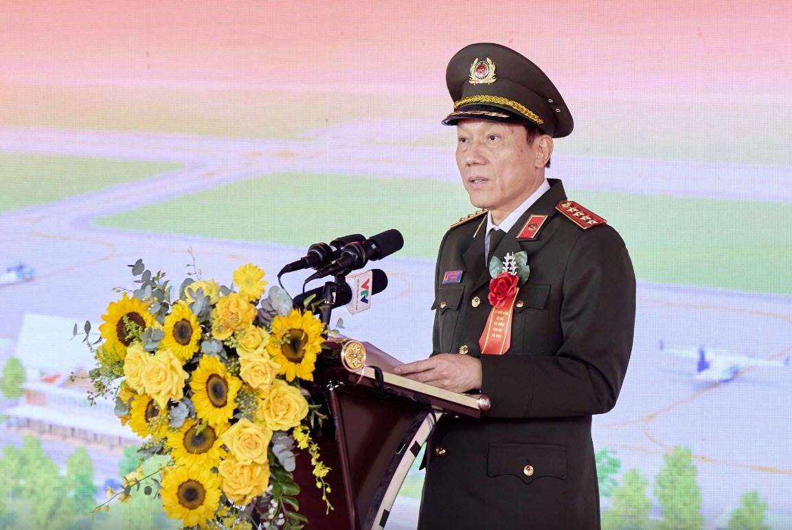 Bộ trưởng Lương Tam Quang phát biểu tại buổi lễ