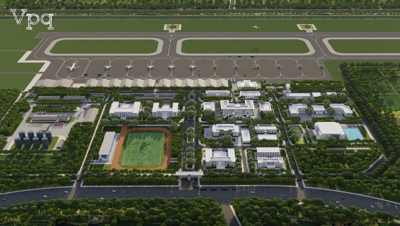 Minh họa phối cảnh nhà ga sân bay Gia Bình