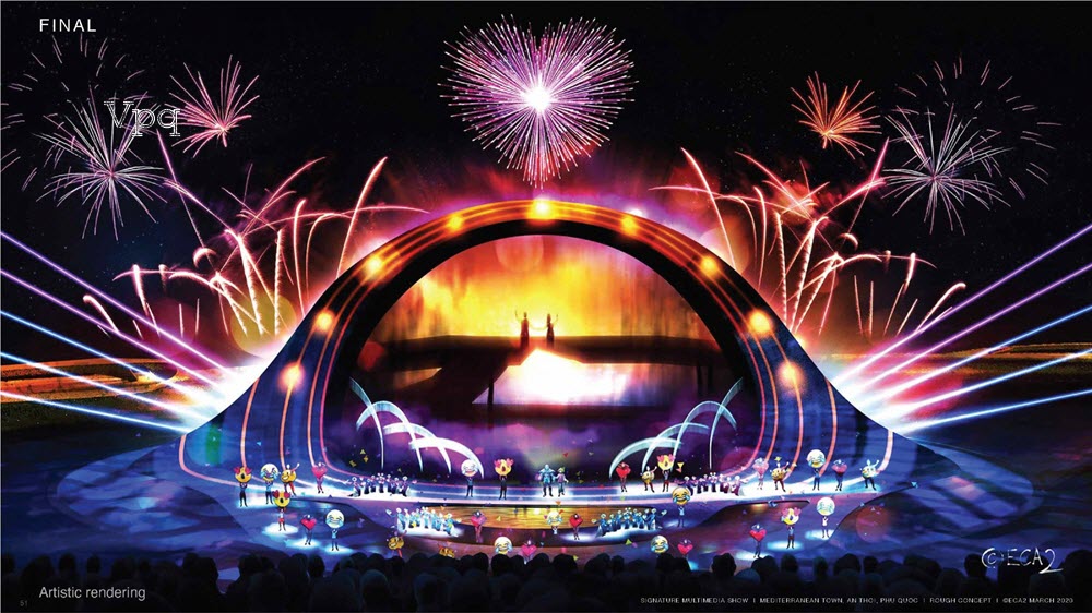 Show trình chiếu công nghệ Vortex: Kiss The Stars