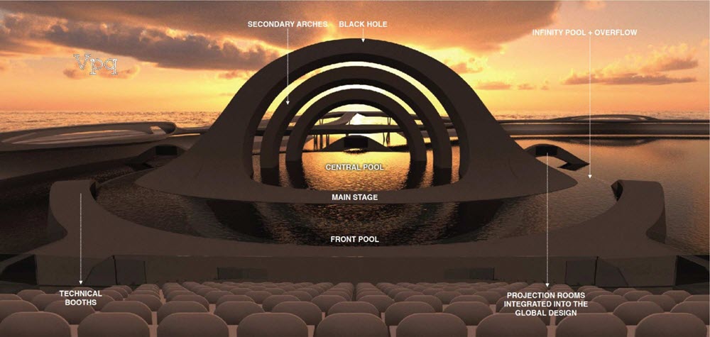 Thiết kế s&acirc;n khấu Kiss the Stars Show Ph&uacute; Quốc