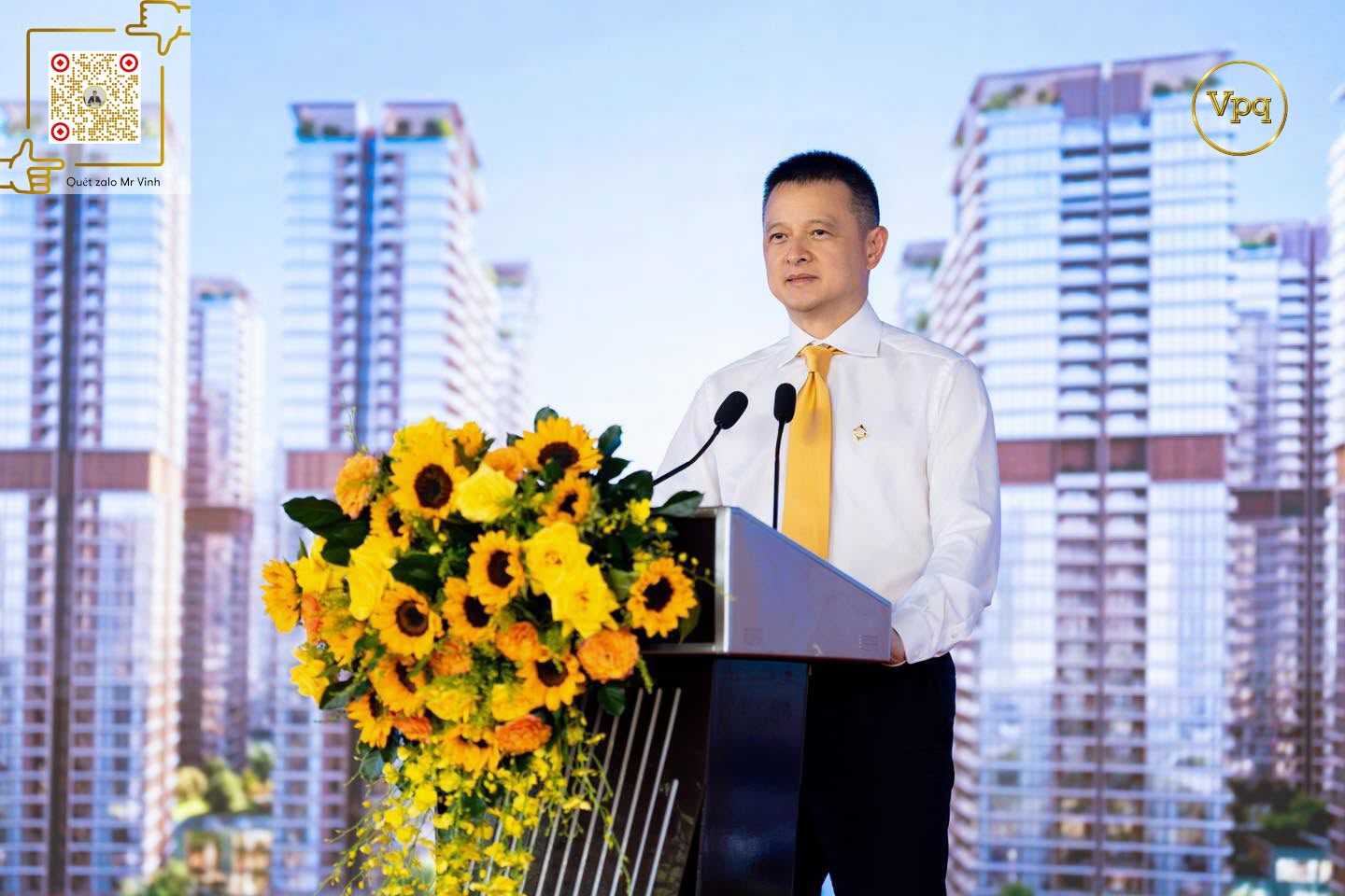 Ông Đặng Minh Trường, Chủ tịch HĐQT Tập đoàn Sun Group, phát biểu tại Lễ khởi động