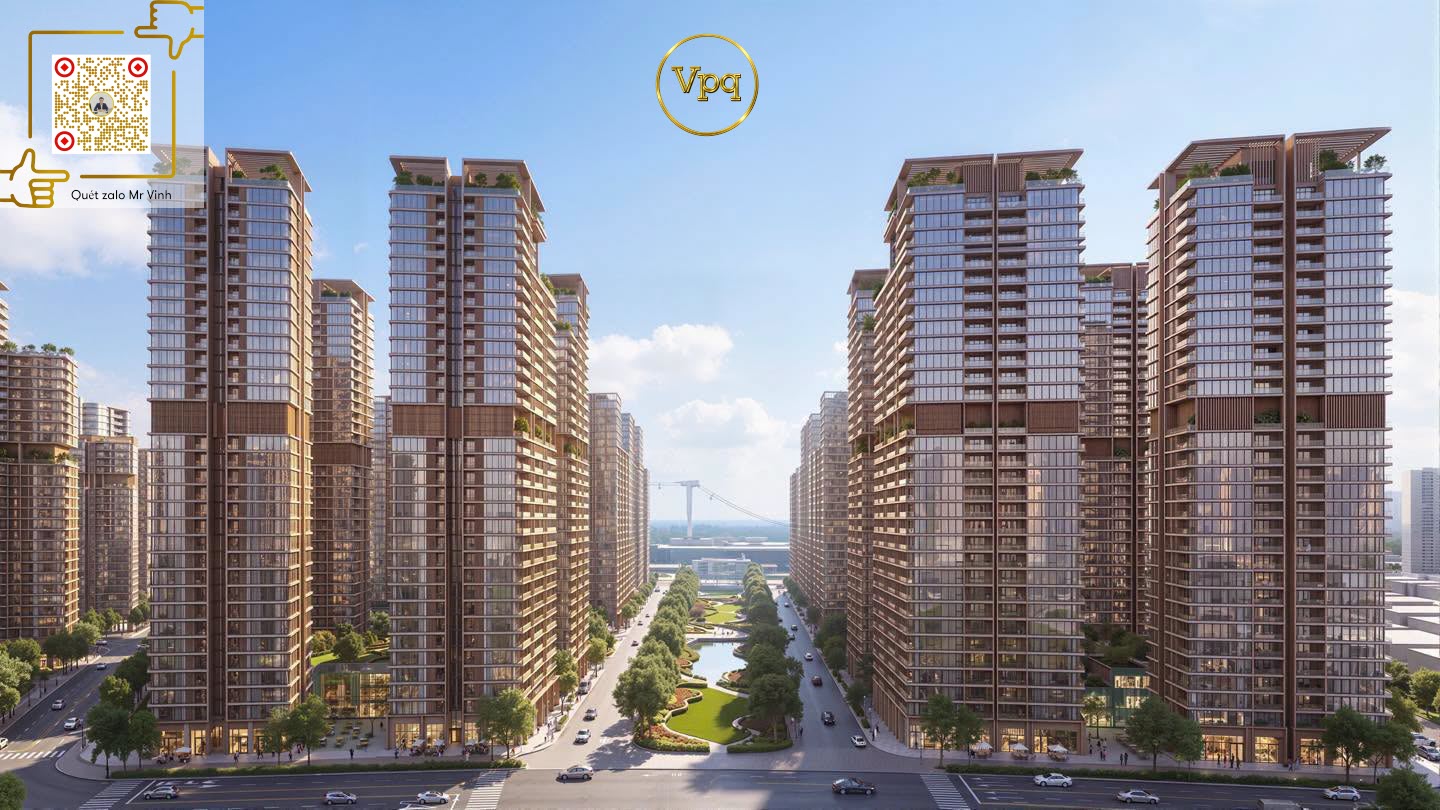Phối cảnh các tòa nhà ở xã hội và nhà ở cho thuê khu đô thị An Thới