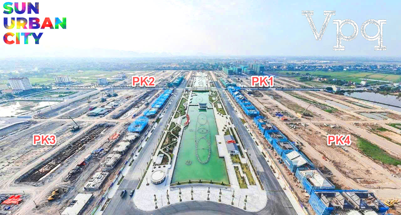 Hình ảnh công trường 4 phân khu giai đoạn 1 dự án