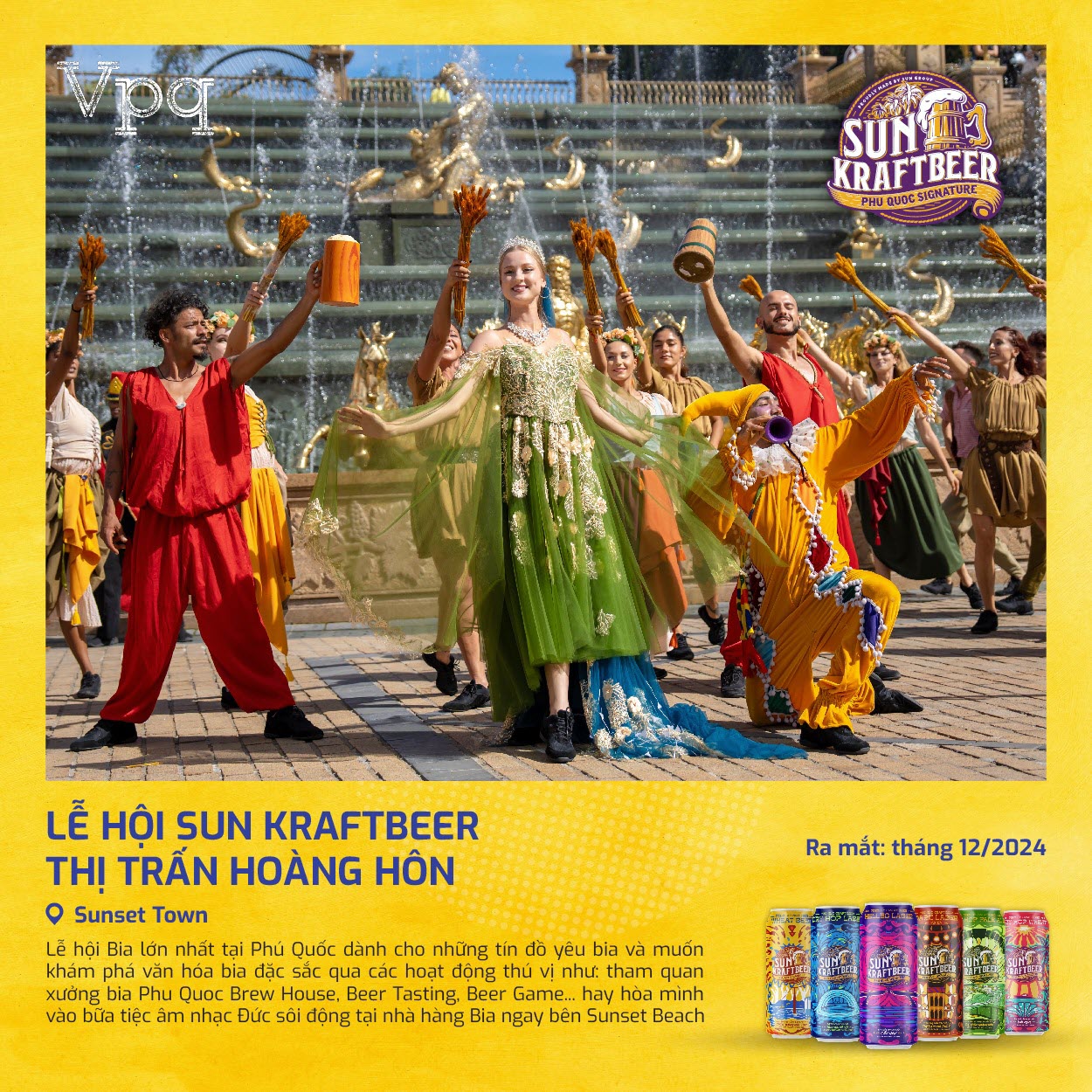Lễ hội Sun KraftBeer tại Sunset Town v&agrave; Đảo H&ograve;n Thơm