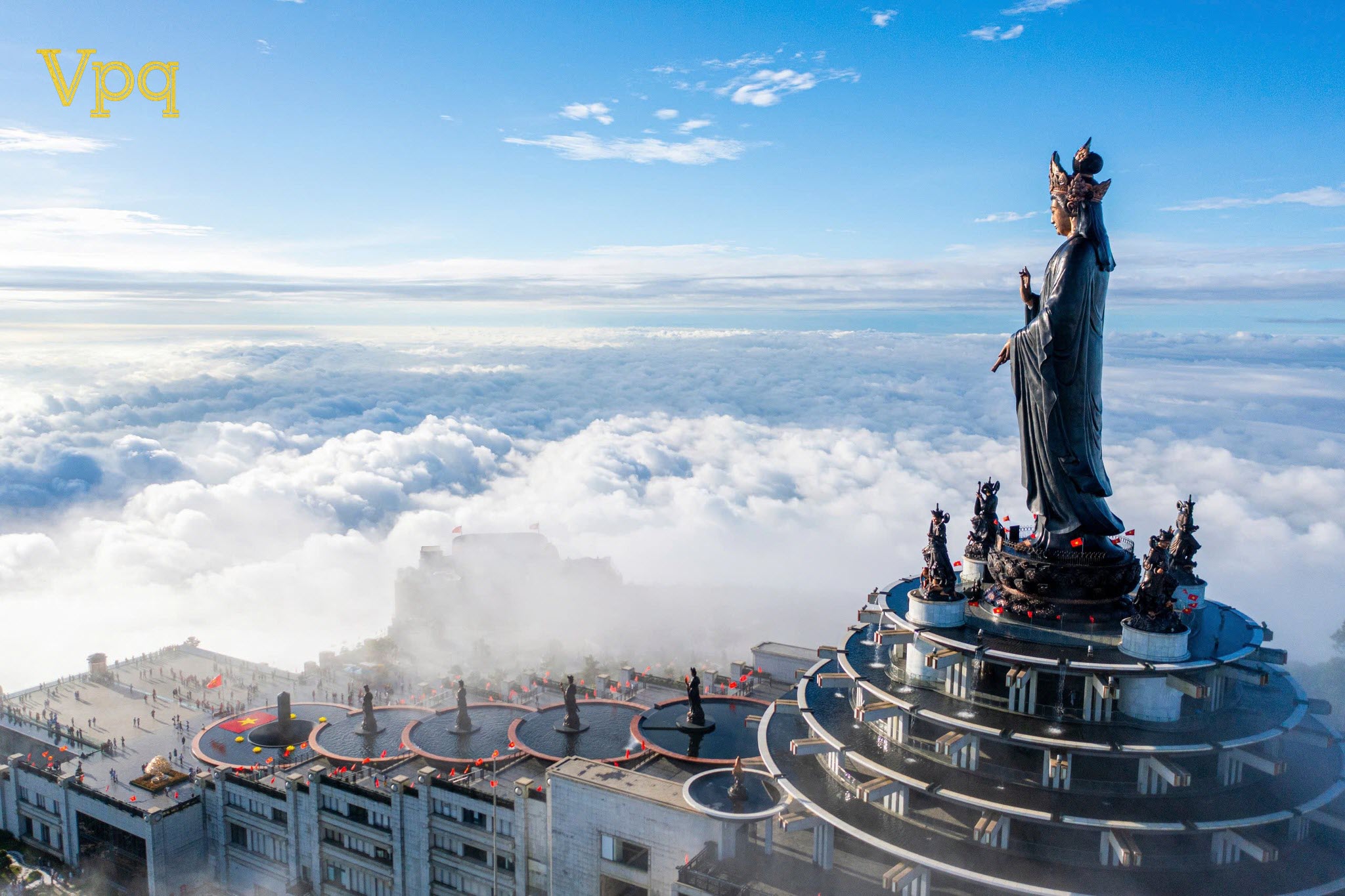 Tượng Phật Bà Tây Bổ Đà Sơn bằng đồng cao nhất Việt Nam