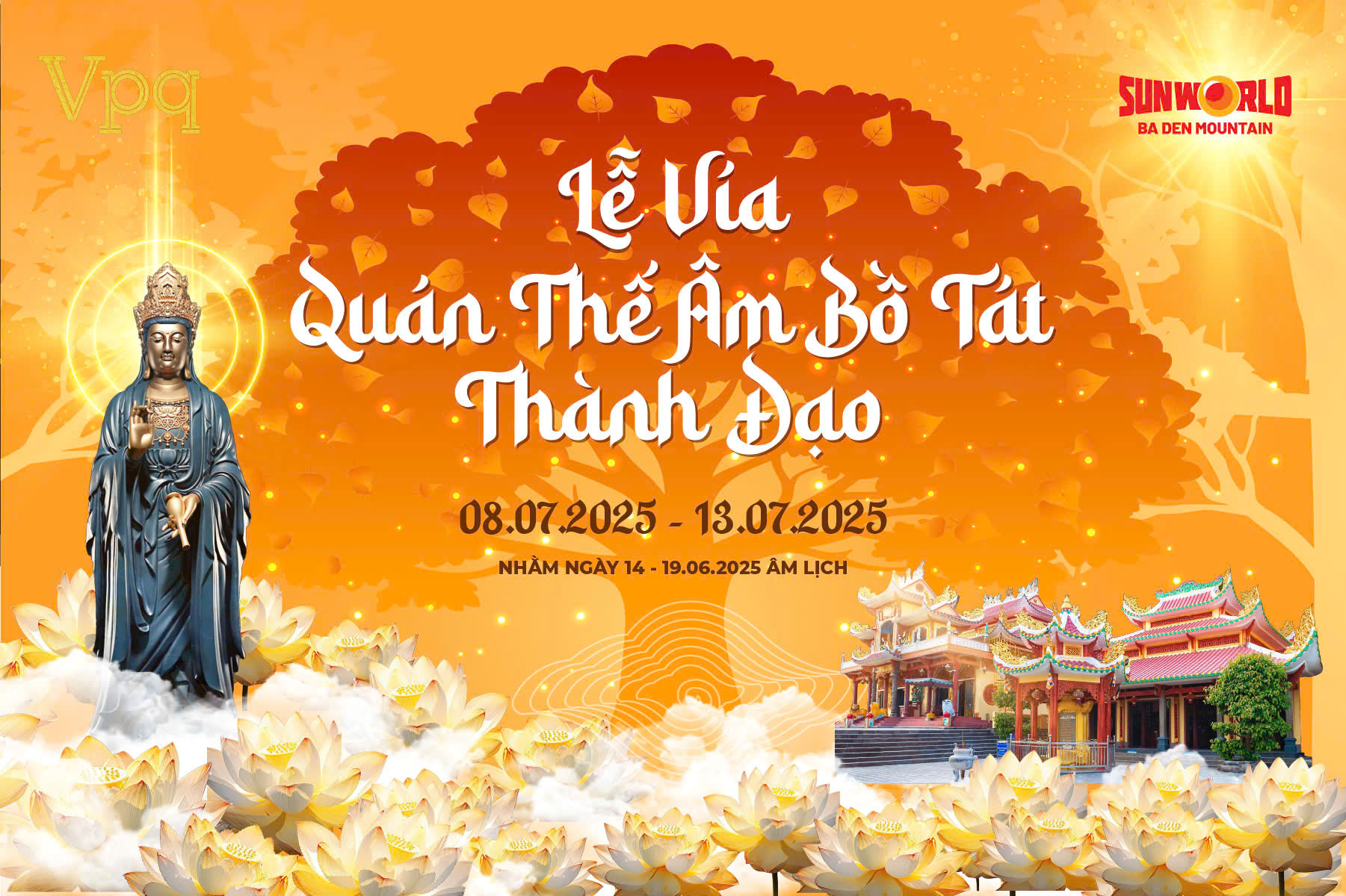 Lễ vía Quán Thế Âm Bồ Tát thành đạo