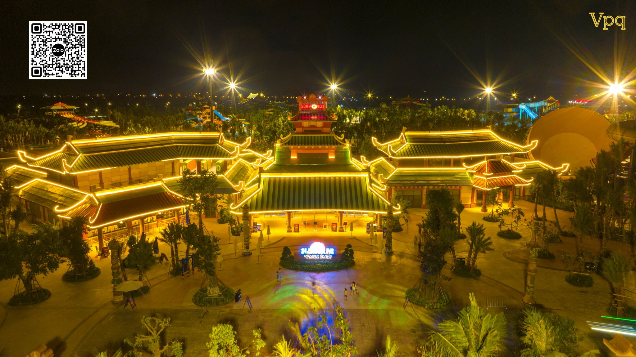 Kh&ocirc;ng gian về đ&ecirc;m Sun World H&agrave; Nam