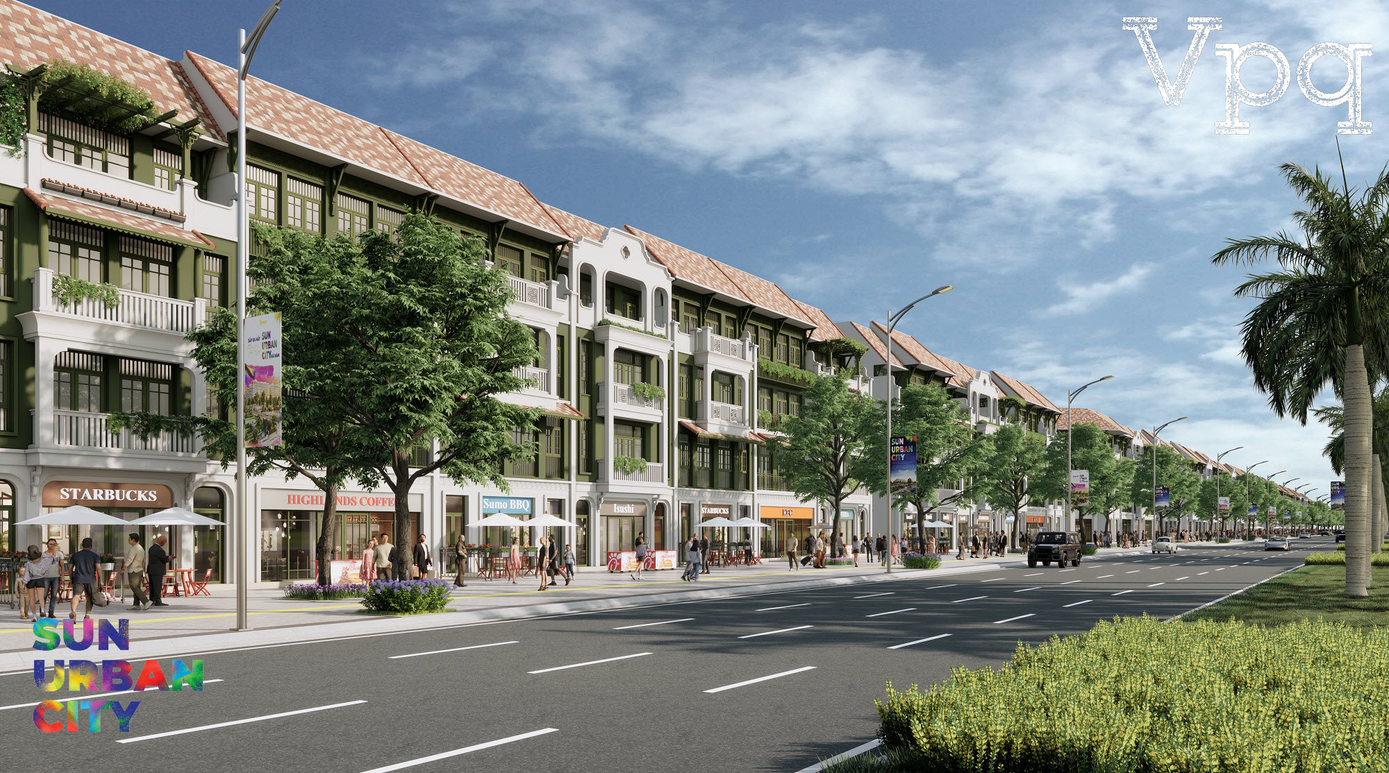 Sản phẩm nhà phố Townhouse mặt tiền 8m