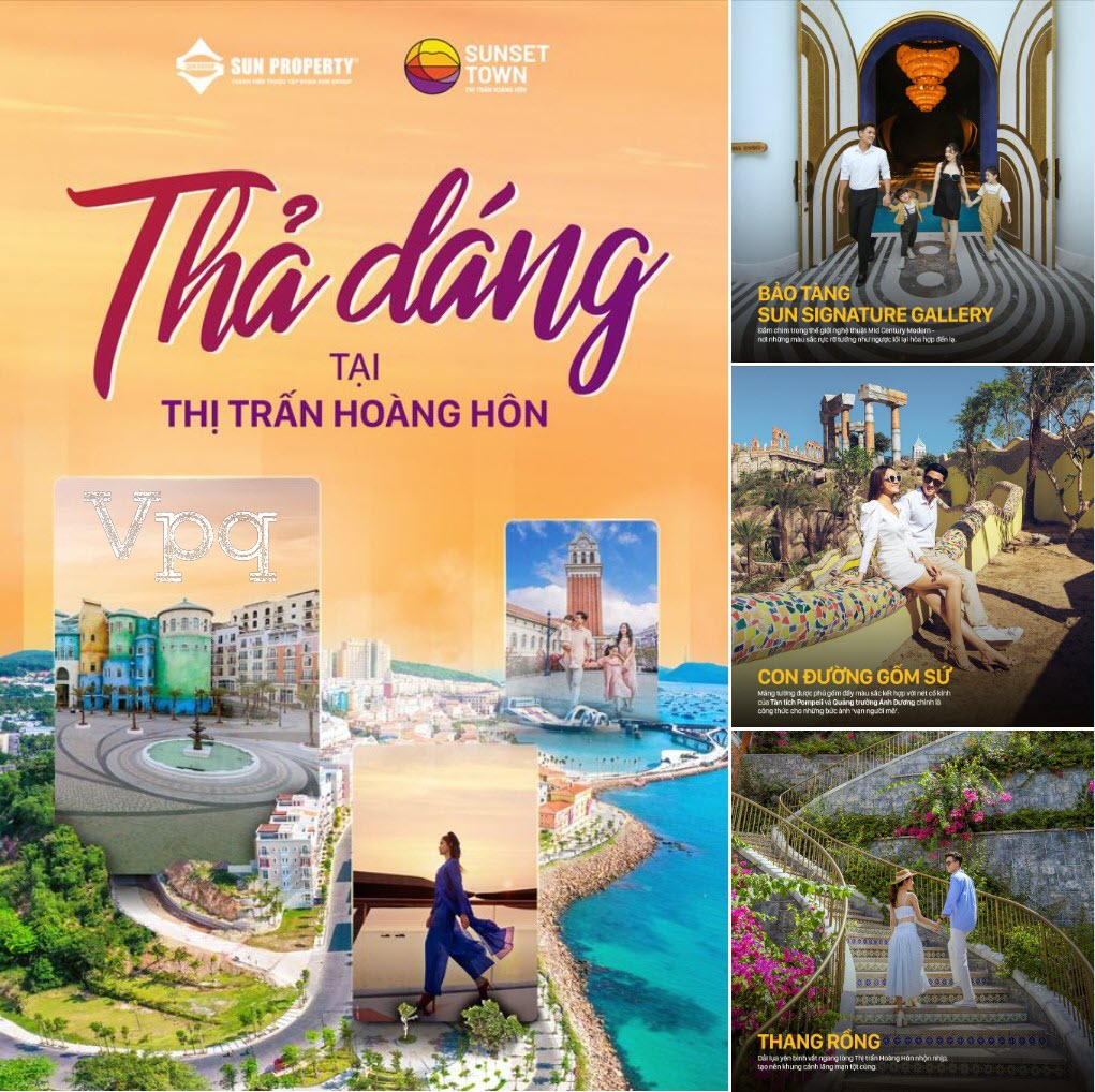 Thả dáng tại Sunset Town