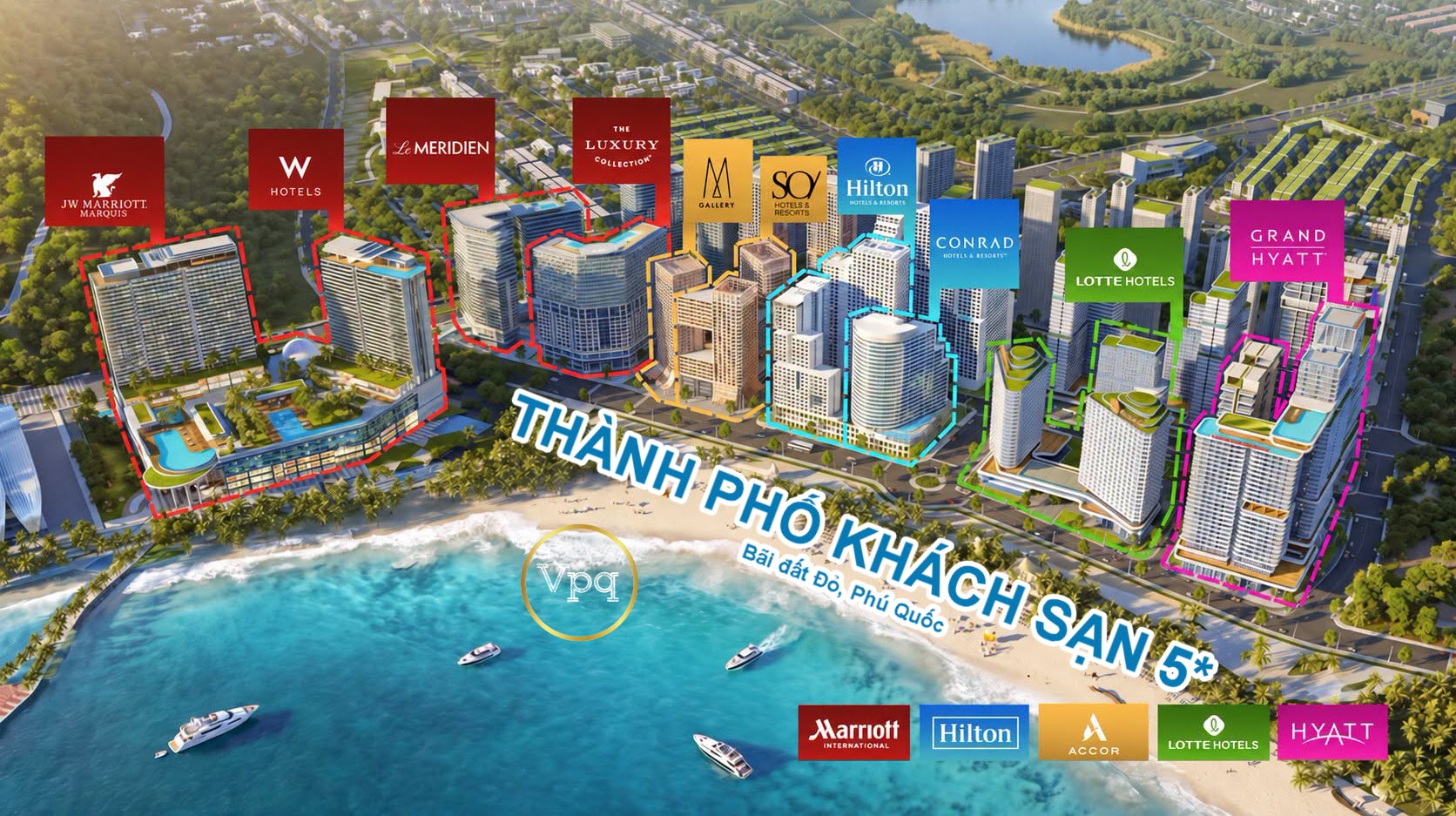 Quy m&ocirc; Th&agrave;nh phố kh&aacute;ch sạn tại Ph&uacute; Quốc