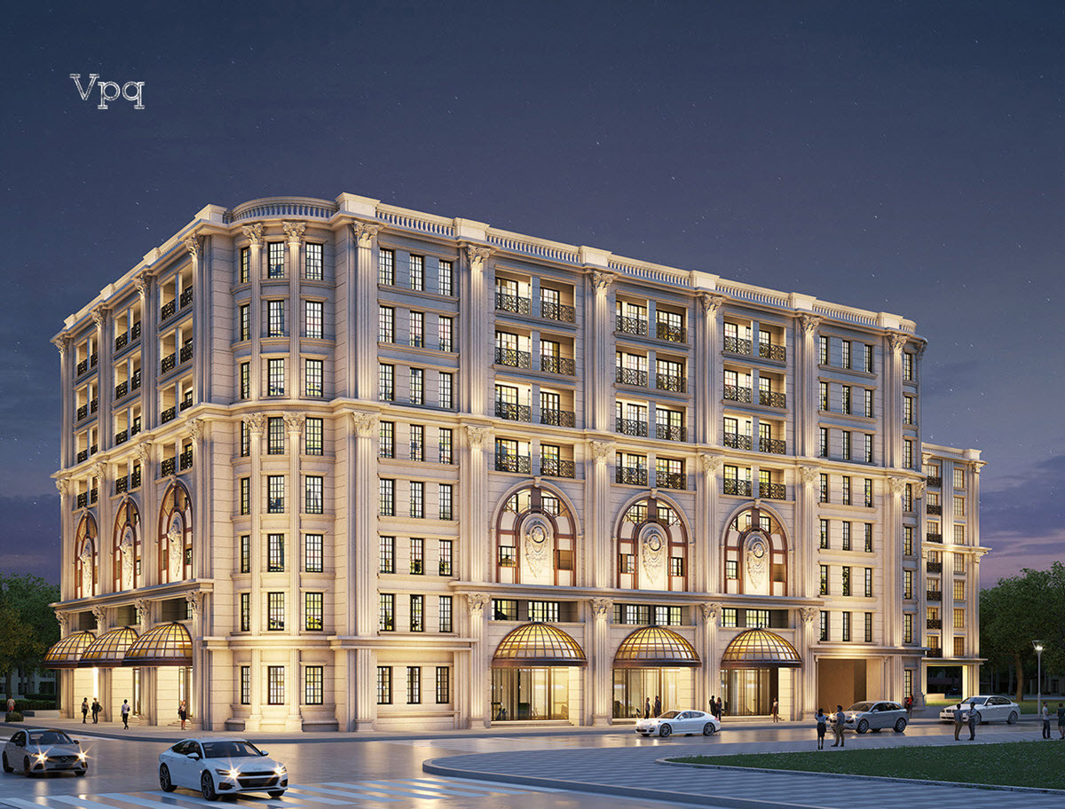 Phối cảnh The Grand, Hanoi do The Ritz-Carlton vận hành