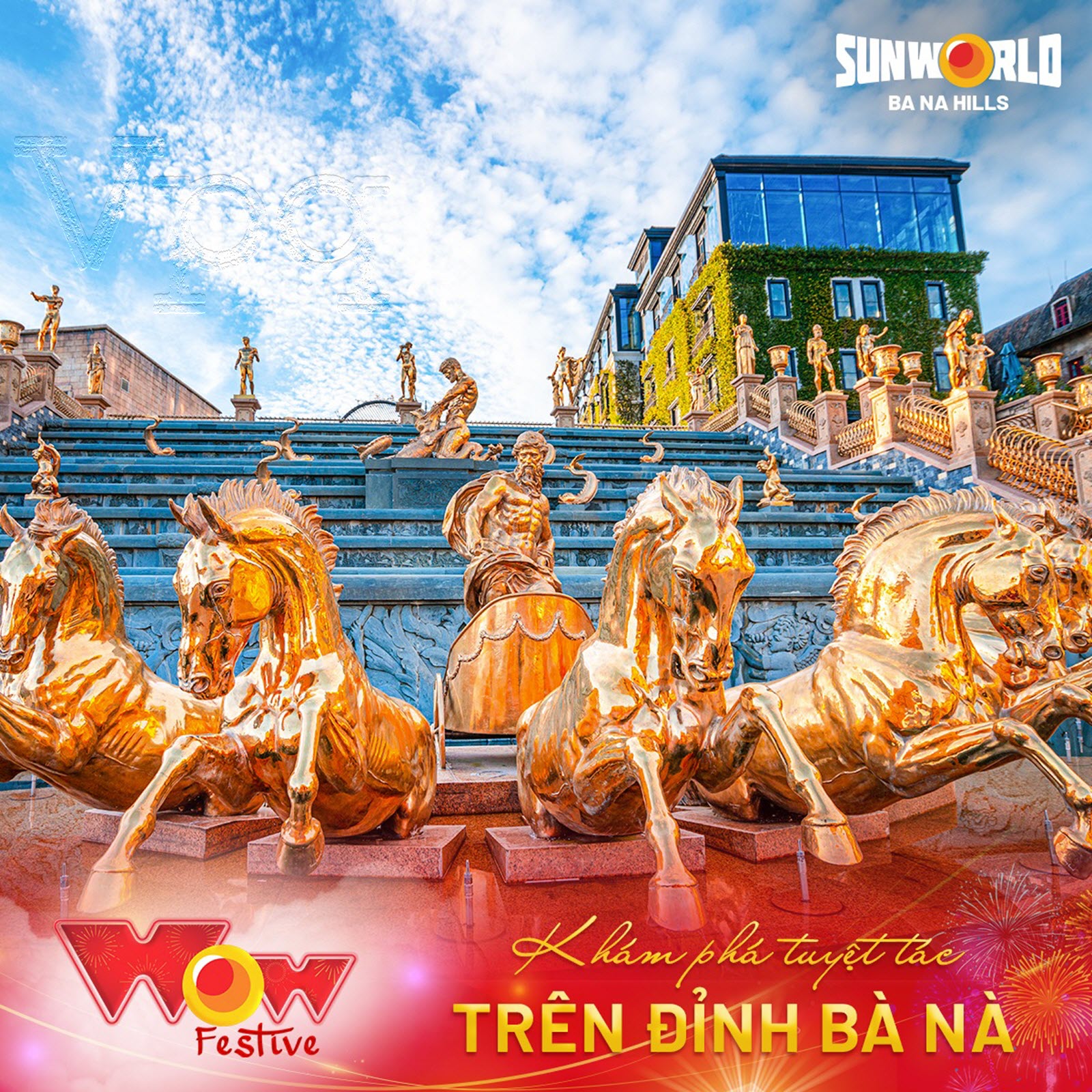 Thần Mặt trời Helios trên đỉnh Bà Nà