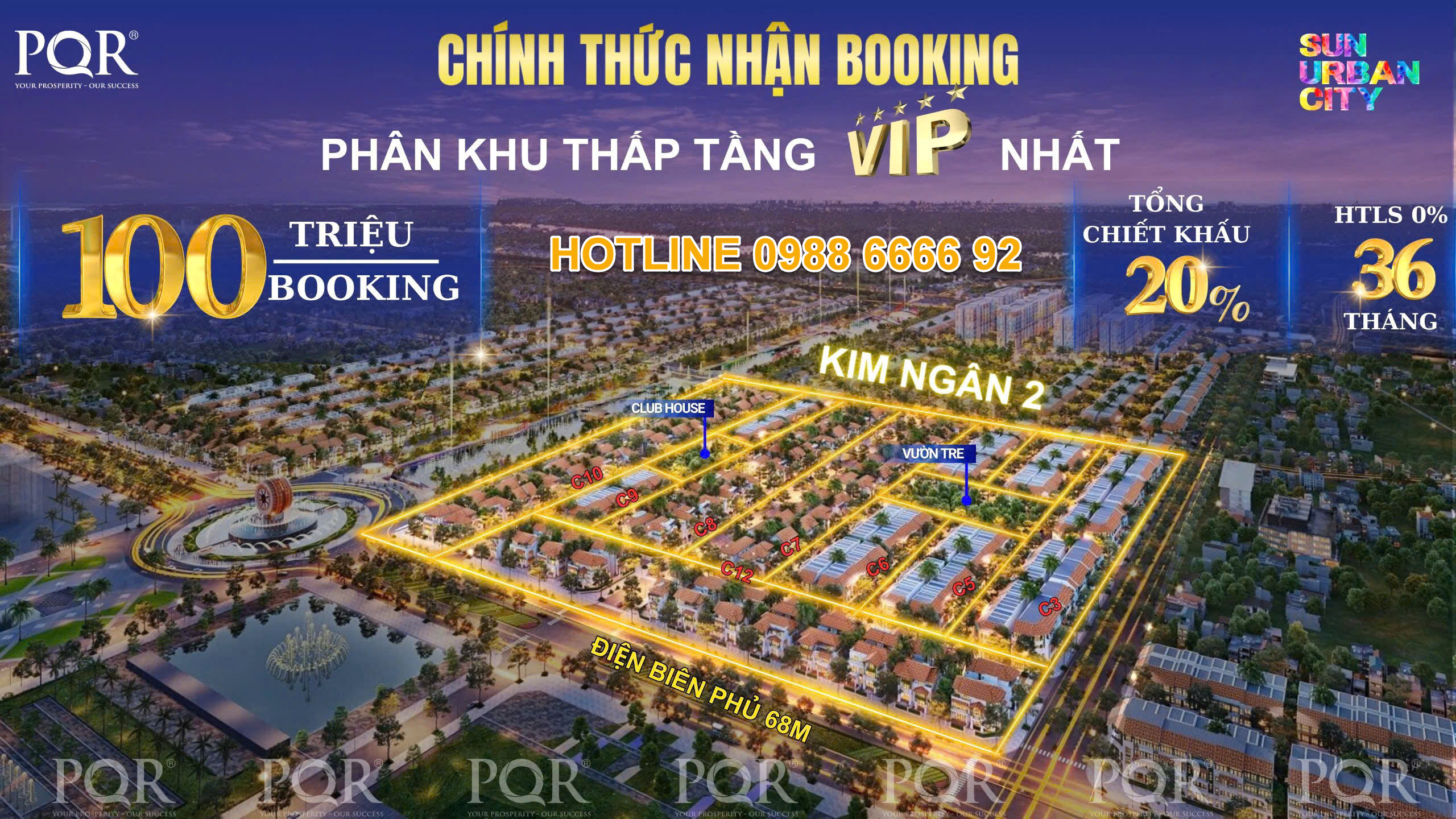 Vị trí các trục đường phân khu Kim Ngân 2
