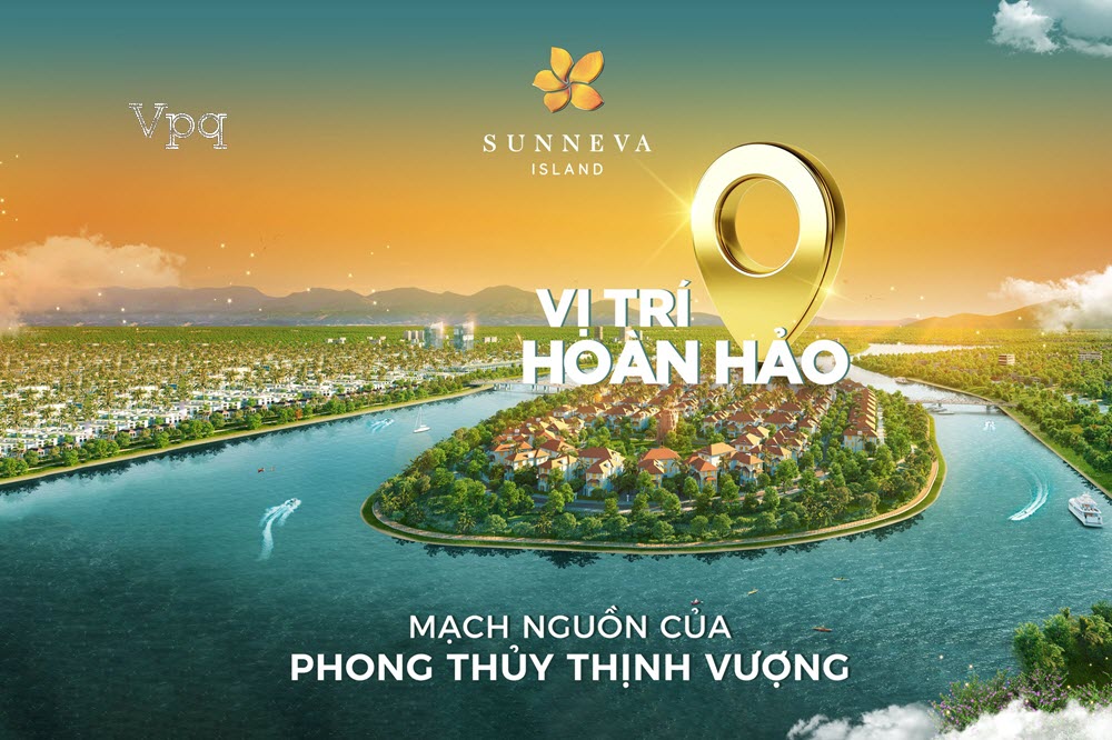 Vị trí hoàn hảo Sunneva Isand tại đảo Ánh Dương Đà Nẵng
