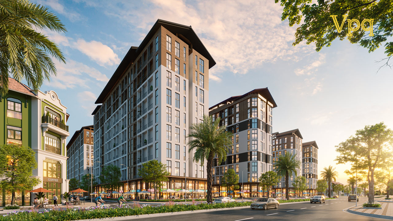 Phối cảnh chung cư Park Residence tòa P26-P28 đang mở bán
