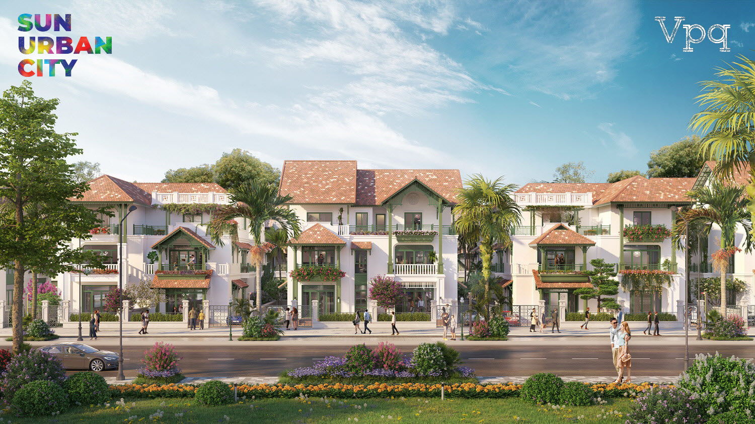 Thiết kế khu thấp tầng lấy cảm hứng từ kiến trúc Đông Dương