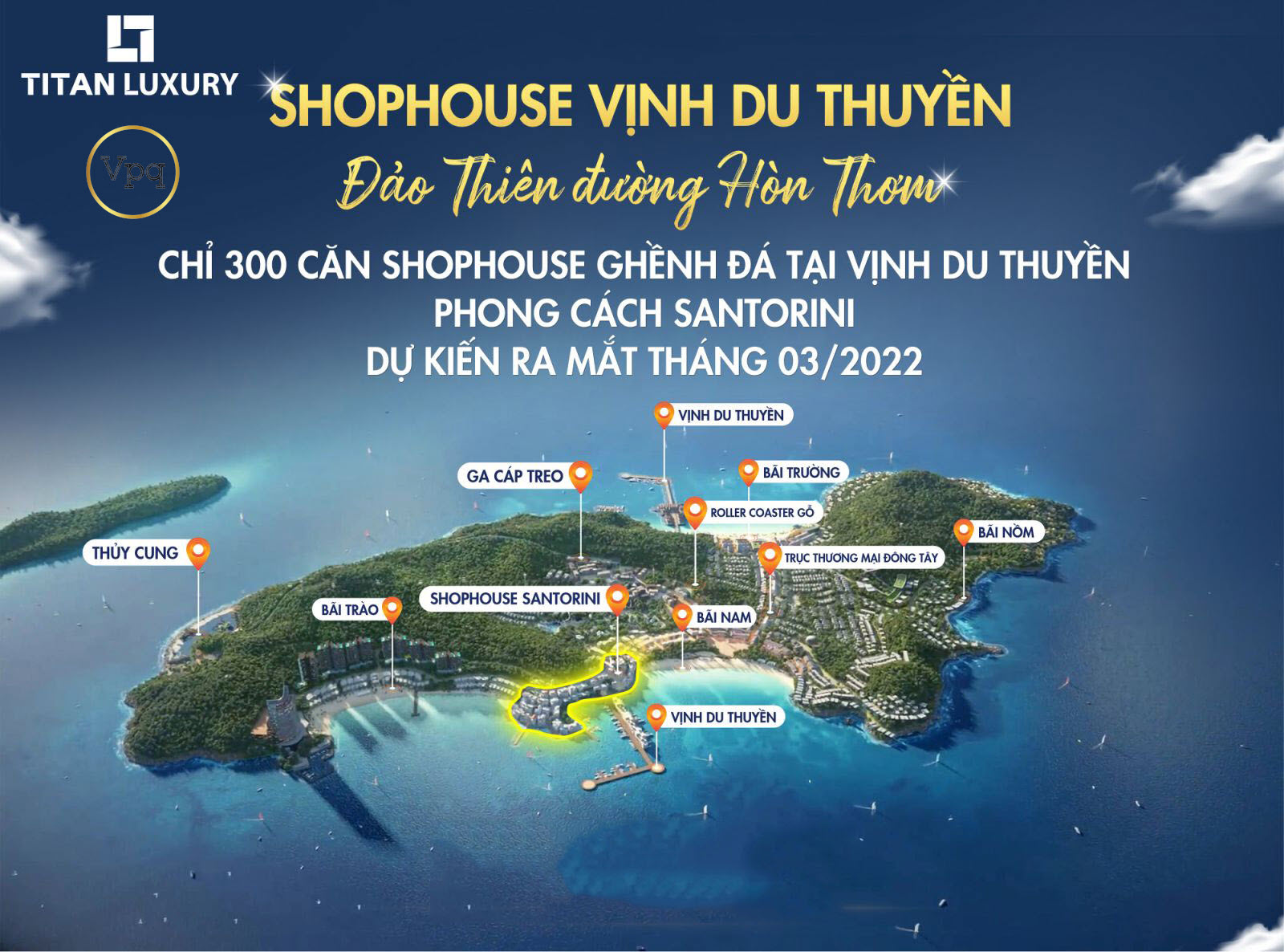 Toàn cảnh đảo Thiên Đường Hòn Thơm - Praside Island
