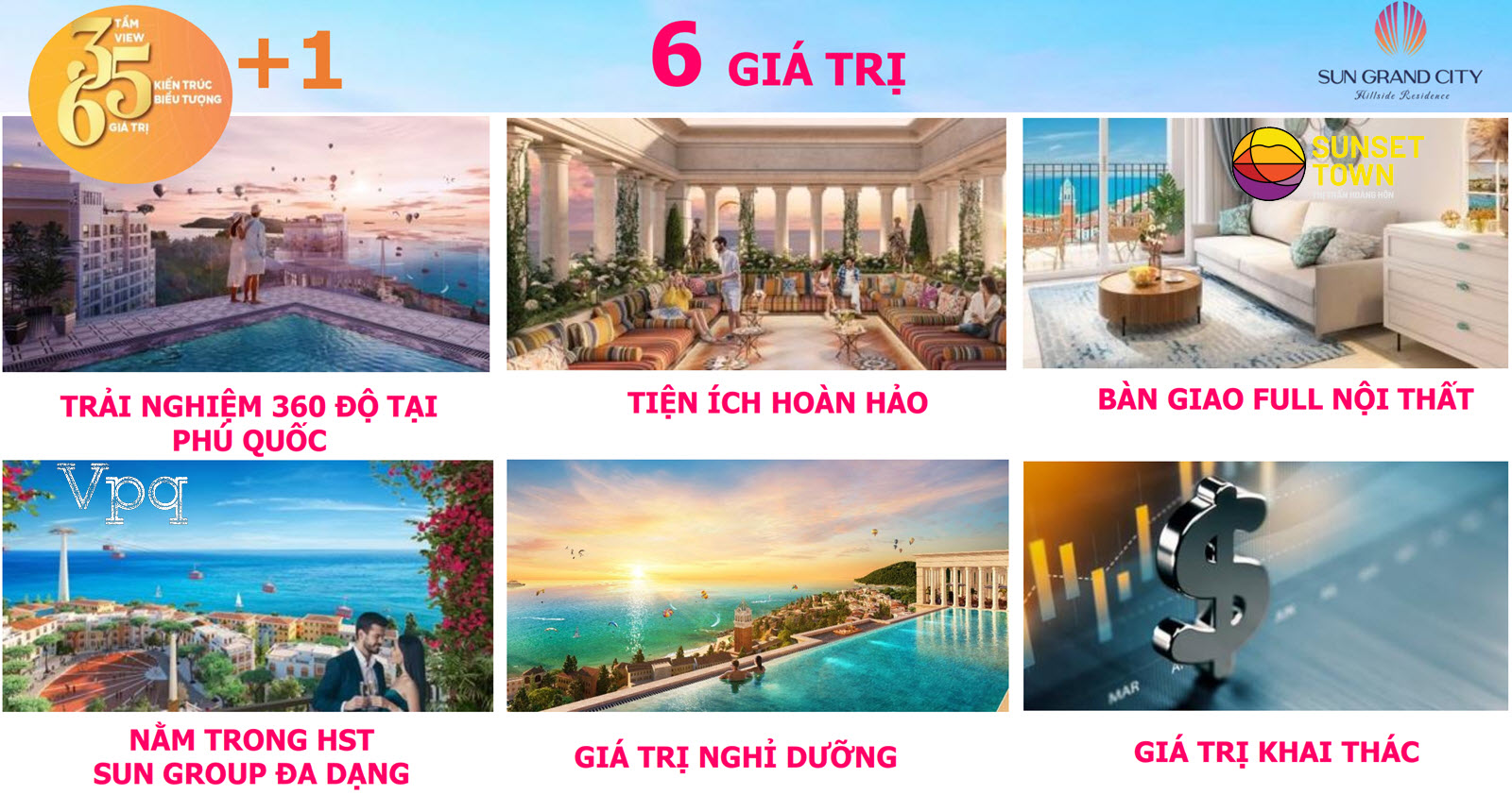 6 gi&aacute; trị căn hộ lễ hội