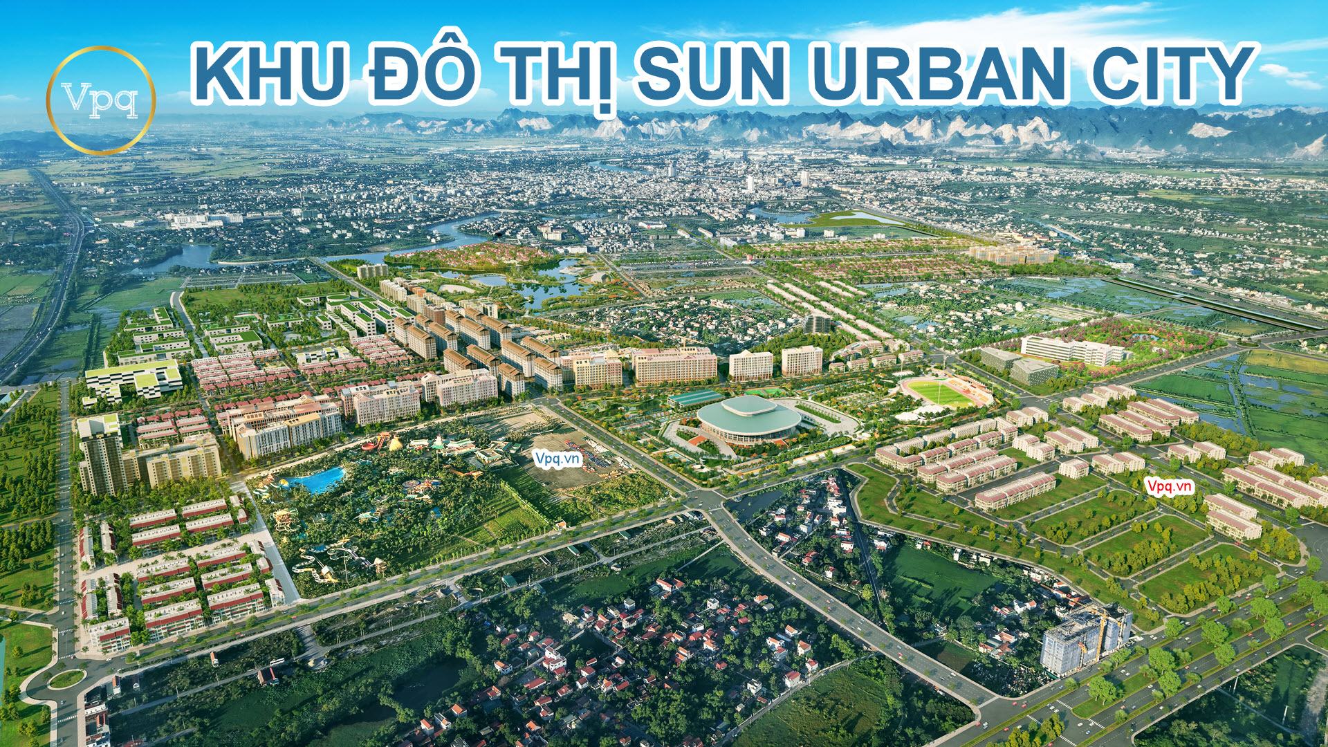Tổng quan dự án Sun Urban City nhìn từ Sun World Hà Nam